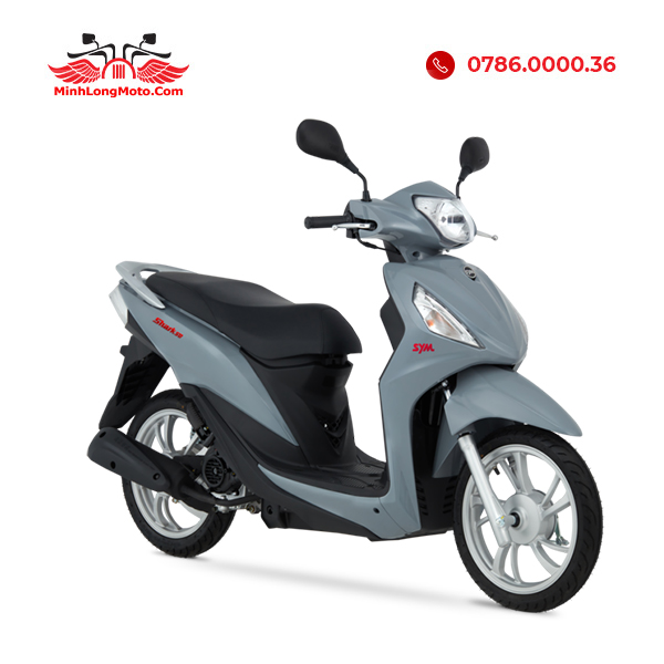 SYM Shark 50 Trắng đen