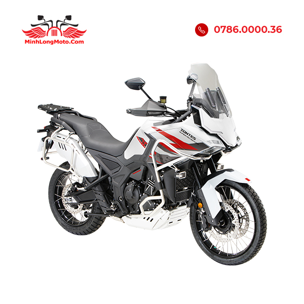 Zontes 703F Trắng đỏ đen